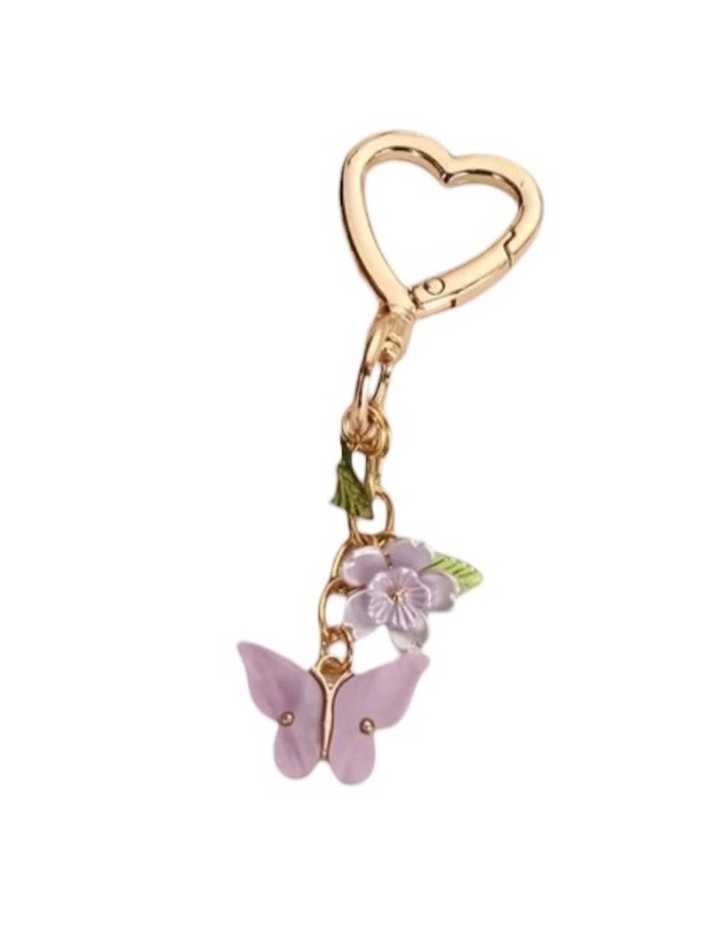butterfly bag charm